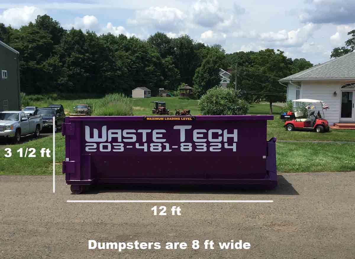 Waste Tech - 10 yard dumpster