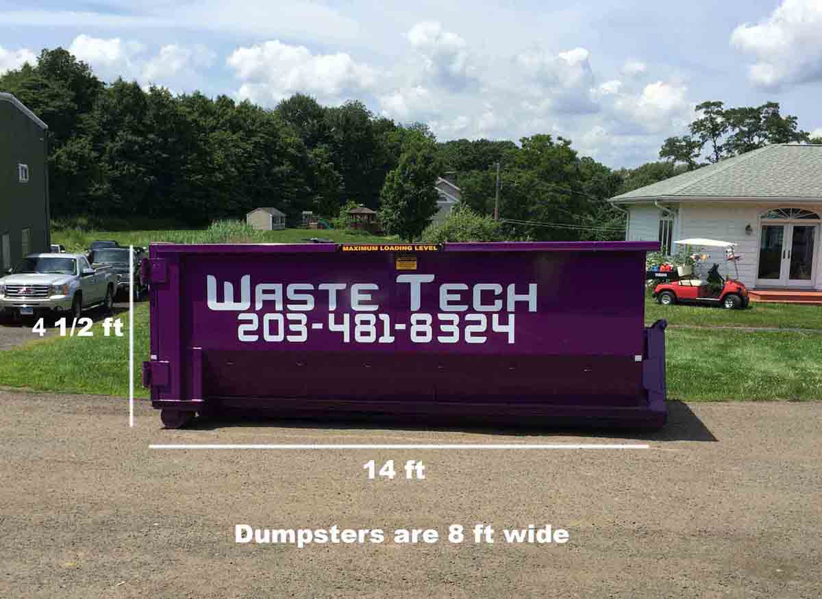 Waste Tech - 15 yard dumpster
