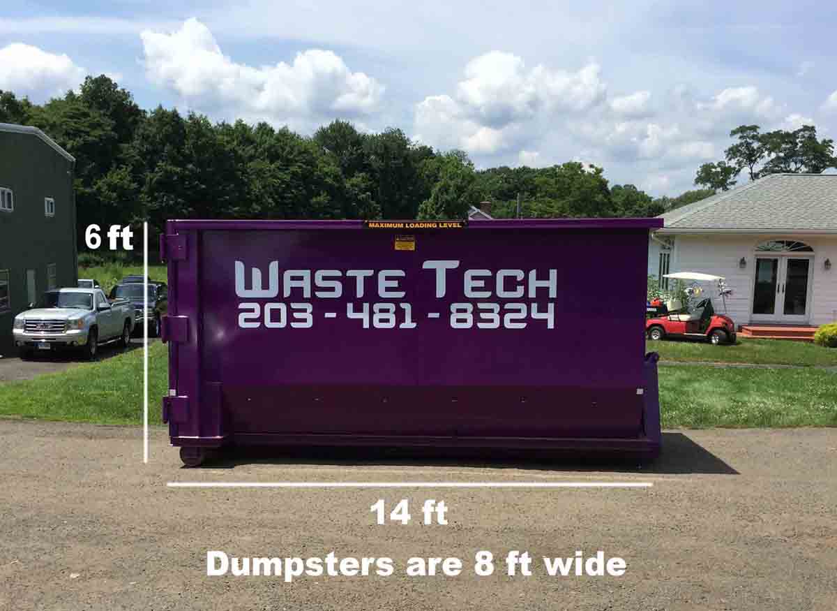 Waste Tech - 20 yard dumpster